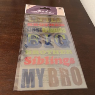 Sticko dimensional brother stickers