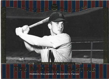 2001 UPPER DECK HARMON KILLEBREW HALL OF FAMERS CARD