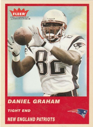 Collectable New England Patriots Football Card: 2004 Daniel Graham