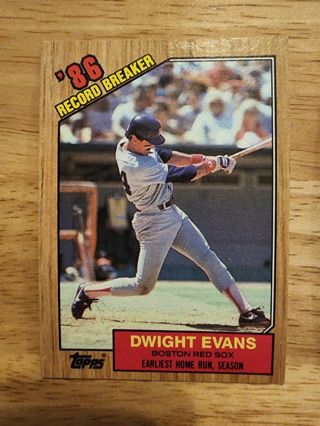 87 Topps Dwight Evans #3