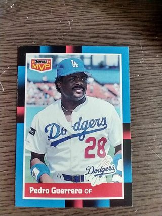 Pedro Guerrero Dodgers MPB Donruss 1988