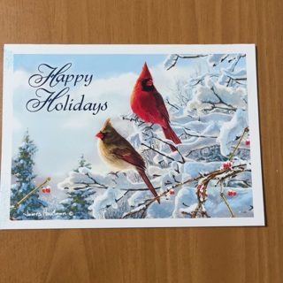 Cardinals Christmas Card 