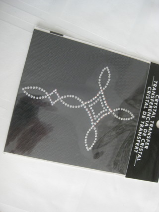 Swarovski Crystal transfer, cross, NIP