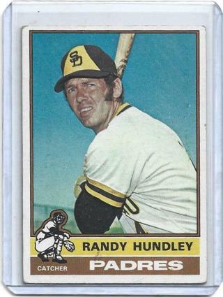 1976 TOPPS RANDY HUNDLEY CARD