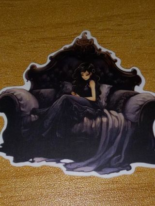 Anime Cool nice thin vinyl sticker no refunds regular mail only Very nice quality!