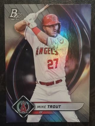 2022 Bowman Platinum #90 Mike Trout Los Angeles Angels MLB