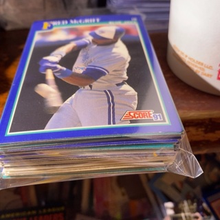 (50) random 1991 score baseball cards 