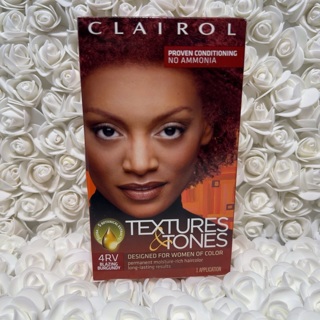 Clairol Textures & Tones 4RV Blazing Burgundy