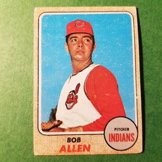 1968 - TOPPS BASEBALL CARD NO. 176 - BOB ALLEN - INDIANS