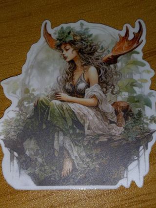 Beautiful one self adhesive vinyl lap top sticker no refunds regular mail only very nice quality