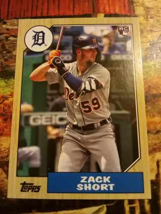 Zack Short Rookie Card