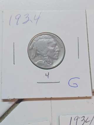 1934 Buffalo Nickel! 34.4