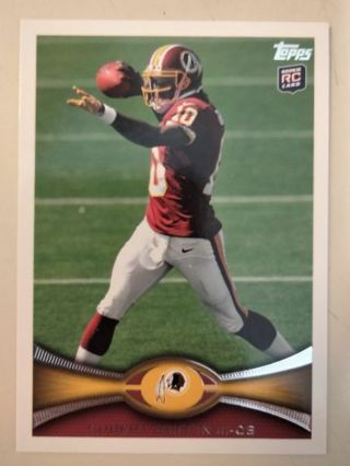 2012 Robert Griffin 111 rookie card