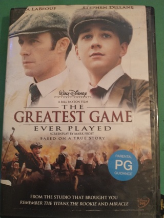 dvd the greatest game ever played free shipping