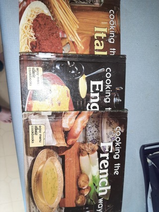 Bid For 1 Cookbook of Your Choice or GIN FOR ALL 3 COOKBOOKS 