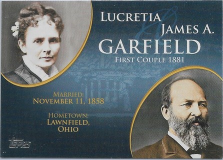 2008 Topps Update First Couples #FC19 James A. Garfield/Lucretia Garfield