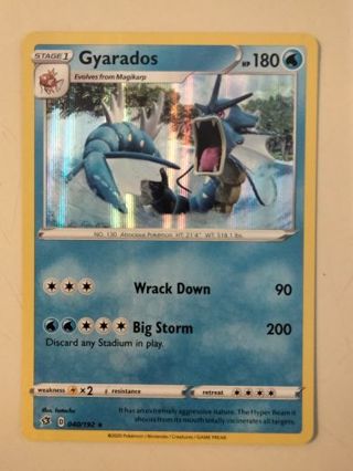 Gyarados 040/192 rare holo nm