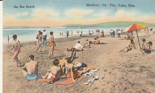 Vintage Used Postcard: 1947 Madison, On-The-Lake, OH