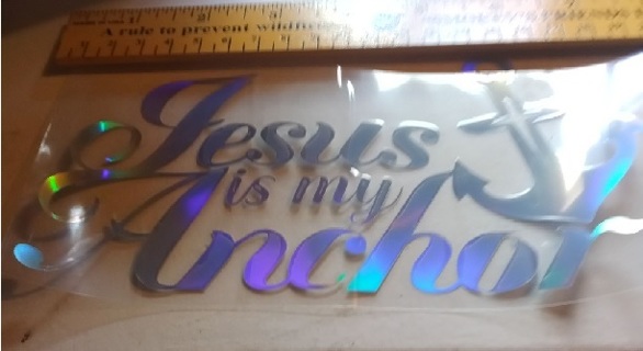 Jesus Is My Anchor Decal