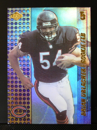 2000 Collector's Edge T3 HoloPlatinum Preview #BU Brian Urlacher Rookie (Bears)