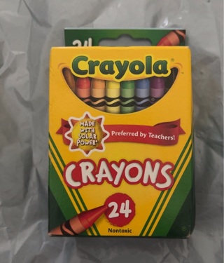 Brand New: Box Of 24 CRAYOLA Crayons!! Bold and Bright Colors!! Great For Class /Crafts, Effects...