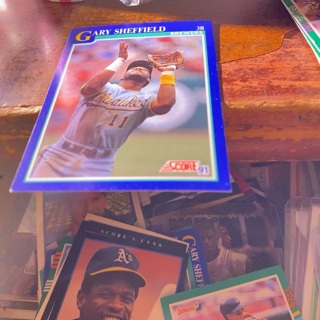 1991 score Gary Sheffield baseball card 