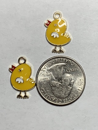 CHICK CHARMS~#2~DARK YELLOW~FREE SHIPPING!