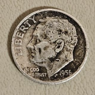 1956 D Roosevelt Silver Dime