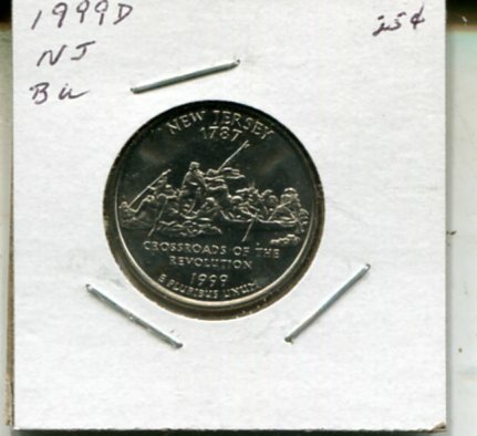 FREE: 1999 D New Jersey State Quarter-Brilliant Uncirculated