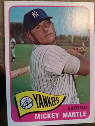 1996 TOPPS MICKEY MANTLE NEW YORK YANKEES SWEEPSTAKES BASEBALL CARD