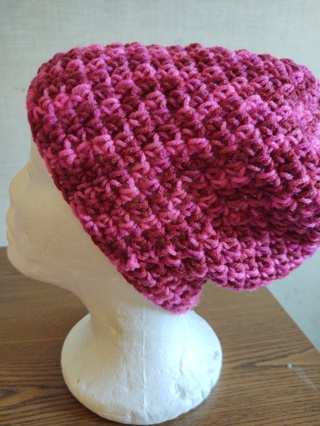 Hand Crocheted Slouch Hat 