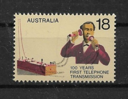 1976 Australia Sc629 1st Telephone 100th Anniversary MNH