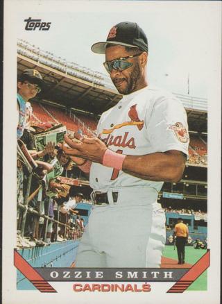 1993 Topps #40 Ozzie Smith St. Louis Cardinals