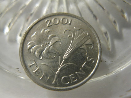 (FC-1061) 2001 Bermuda: 10 Cents