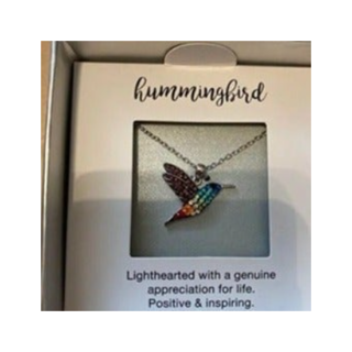 Hummingbird Rainbow Pendant