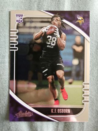 2020 Panini Absolute Rookie K.J. Osborn