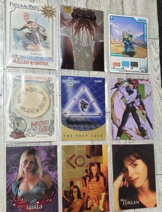 11 Assorted Collector cards