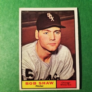 1961 - TOPPS EXMT - NRMT BASEBALL - CARD NO. 352 - BOB SHAW - WHITE SOX