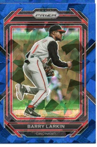 2023 Panini Prizm Barry Larkin Blue Ice