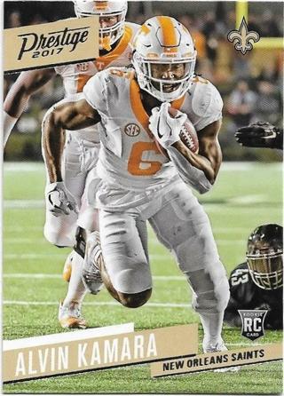 2017 PRESTIGE ALVIN KAMARA ROOKIE CARD