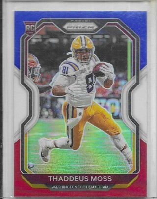 Thaddeus Moss 2020 Prizm Prizms Red White & Blue #386