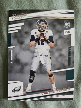 2022 Panini Prestige Rookie Carson Strong