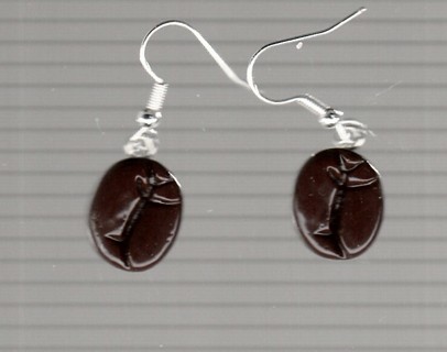 SP COFFEE BEAN EARRINGS #3 (PLEASE READ DESCRIPTION