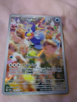 Pokemon - Cramorant - 176/167 - Illustration Rare - Twilight Masquerade -NM/M