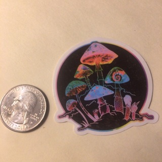 Mushroom sticker read description before bidding 