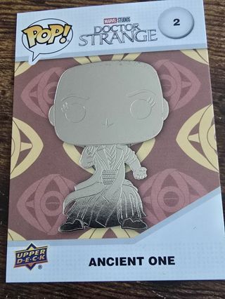 Upperdeck Funko Pop Ancient One silver card