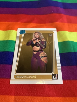 WWE Panini Chronicles 2022 Collectible Wrestling Rated Rookie Card #112 Nikkita Lyons