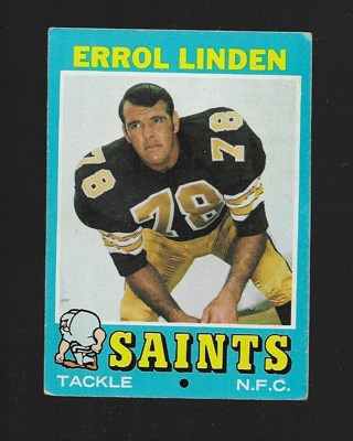 1971 TOPPS ERROL LINDEN #117