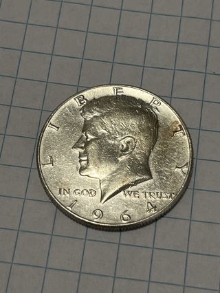 On sale 1964 Silver Kennedy 