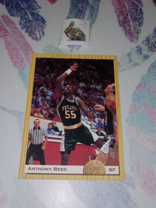1993 Classic Games Anthony Reed BasketBall Card